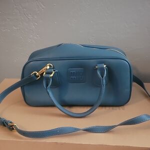 Teal Mirror Bag Crossbody Bag